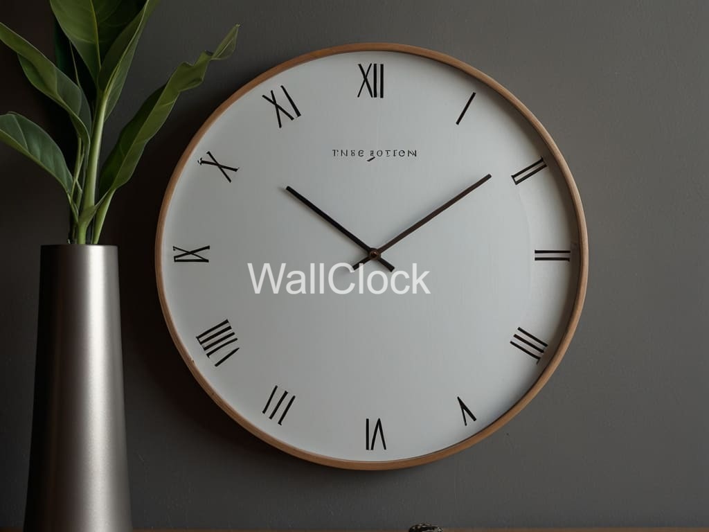 Modern Minimalist Clock